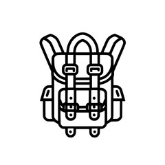 backpack icon, backpack svg, backpack png, backpack vector, suitcase icon, travel icon, vacation icon, baggage icon, bag icon, business icon, tourism icon, luggage icon, holiday icon, summer icon, tra