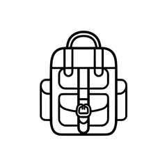backpack icon, backpack svg, backpack png, backpack vector, suitcase icon, travel icon, vacation icon, baggage icon, bag icon, business icon, tourism icon, luggage icon, holiday icon, summer icon, tra