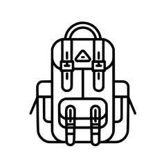backpack icon, backpack svg, backpack png, backpack vector, suitcase icon, travel icon, vacation icon, baggage icon, bag icon, business icon, tourism icon, luggage icon, holiday icon, summer icon, tra