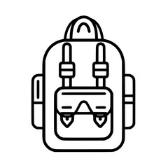 backpack icon, backpack svg, backpack png, backpack vector, suitcase icon, travel icon, vacation icon, baggage icon, bag icon, business icon, tourism icon, luggage icon, holiday icon, summer icon, tra
