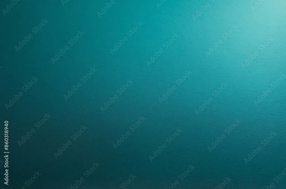 Wall mural abstract solid teal background with fine and subtle texture