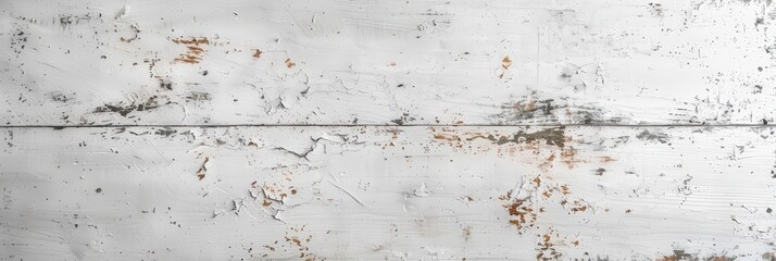 Weathered White Wooden Plank Texture