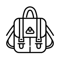 backpack icon, backpack svg, backpack png, backpack vector, suitcase icon, travel icon, vacation icon, baggage icon, bag icon, business icon, tourism icon, luggage icon, holiday icon, summer icon, tra