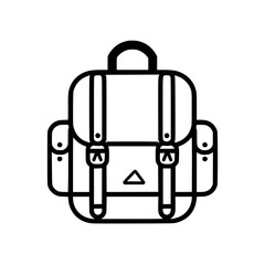 backpack icon, backpack svg, backpack png, backpack vector, suitcase icon, travel icon, vacation icon, baggage icon, bag icon, business icon, tourism icon, luggage icon, holiday icon, summer icon, tra