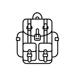 backpack icon, backpack svg, backpack png, backpack vector, suitcase icon, travel icon, vacation icon, baggage icon, bag icon, business icon, tourism icon, luggage icon, holiday icon, summer icon, tra