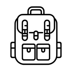 backpack icon, backpack svg, backpack png, backpack vector, suitcase icon, travel icon, vacation icon, baggage icon, bag icon, business icon, tourism icon, luggage icon, holiday icon, summer icon, tra
