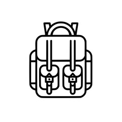 backpack icon, backpack svg, backpack png, backpack vector, suitcase icon, travel icon, vacation icon, baggage icon, bag icon, business icon, tourism icon, luggage icon, holiday icon, summer icon, tra