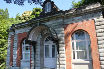 Old water pump station in Kyoto, Japan