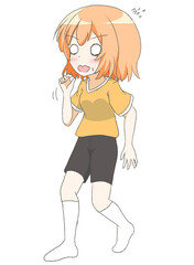 部屋着の女の子4