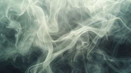 Fototapeta premium misty fog swirls elegant smoke dances in atmospheric light abstract background