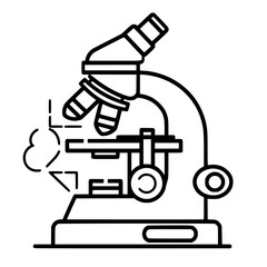 laboratory icon, microscope icon, research icon, science icon, doctor icon, hospital icon, medicine icon, technology icon, chemistry icon, biology icon, education icon, equipment icon, magnification i