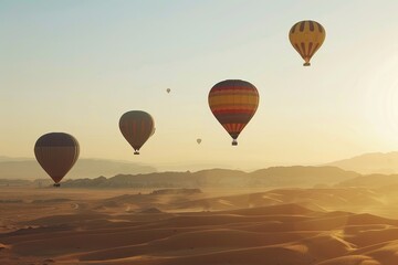 Obraz premium hot air balloons