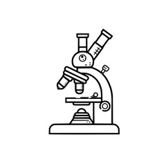 laboratory icon, microscope icon, research icon, science icon, doctor icon, hospital icon, medicine icon, technology icon, chemistry icon, biology icon, education icon, equipment icon, magnification i