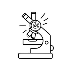 laboratory icon, microscope icon, research icon, science icon, doctor icon, hospital icon, medicine icon, technology icon, chemistry icon, biology icon, education icon, equipment icon, magnification i