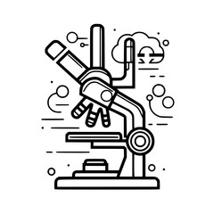 laboratory icon, microscope icon, research icon, science icon, doctor icon, hospital icon, medicine icon, technology icon, chemistry icon, biology icon, education icon, equipment icon, magnification i