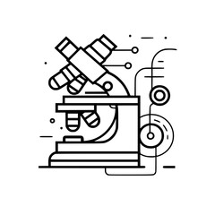laboratory icon, microscope icon, research icon, science icon, doctor icon, hospital icon, medicine icon, technology icon, chemistry icon, biology icon, education icon, equipment icon, magnification i