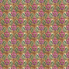 Patterns Flower Creations Charming Design