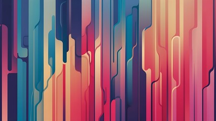 Vertical Vibrant gradient background vector Wallpaper