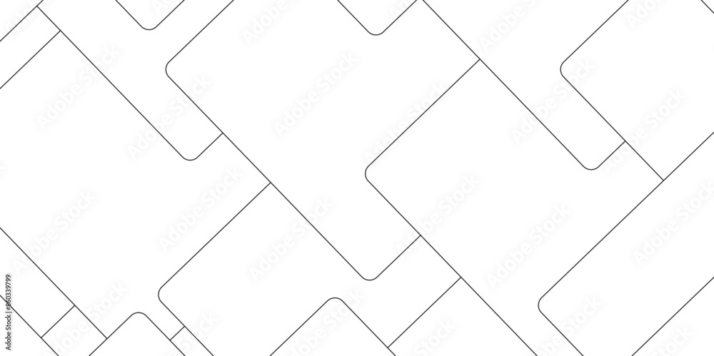 Poster abstract seamless random geometric colorful square lines pattern on a transparent background design.