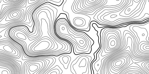 Topographic map and landscape terrain texture grid. Abstract white topography vector background. Topography map background. Vector banner. Topography map background. Vector geographic contour map. 