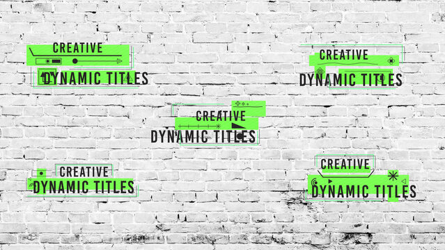 Glitch Titles	
