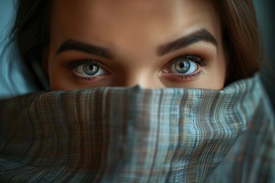 Partners engaging in deceitful behavior, hiding secrets from each other, symbolizing mistrust