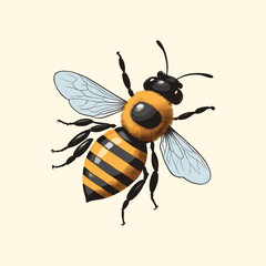 Bee Vintage Illustration
