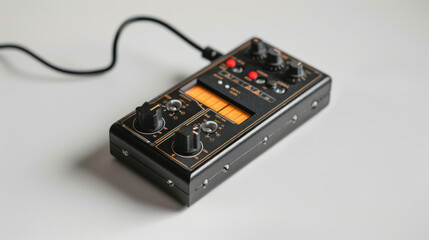 RF Power Meter: Measures the power of radio frequency signals isolated on white background