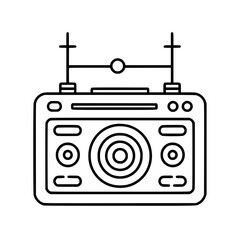 Radio icon, technology icon, communication icon, music icon, broadcast icon, microphone icon, speaker icon, web icon, website icon, mobile icon, business icon, internet icon, media icon, network icon,