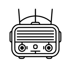 Radio icon, technology icon, communication icon, music icon, broadcast icon, microphone icon, speaker icon, web icon, website icon, mobile icon, business icon, internet icon, media icon, network icon,