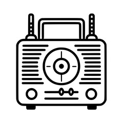 Radio icon, technology icon, communication icon, music icon, broadcast icon, microphone icon, speaker icon, web icon, website icon, mobile icon, business icon, internet icon, media icon, network icon,