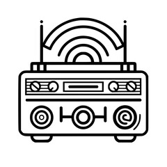 Radio icon, technology icon, communication icon, music icon, broadcast icon, microphone icon, speaker icon, web icon, website icon, mobile icon, business icon, internet icon, media icon, network icon,