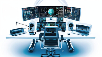Aviation Software Tools: Software programs for designing, simulating, and troubleshooting avionics systems isolated on white background