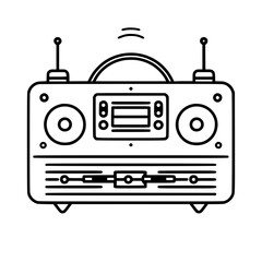 Radio icon, technology icon, communication icon, music icon, broadcast icon, microphone icon, speaker icon, web icon, website icon, mobile icon, business icon, internet icon, media icon, network icon,