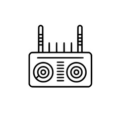 Radio icon, technology icon, communication icon, music icon, broadcast icon, microphone icon, speaker icon, web icon, website icon, mobile icon, business icon, internet icon, media icon, network icon,