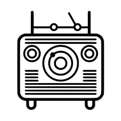 Radio icon, technology icon, communication icon, music icon, broadcast icon, microphone icon, speaker icon, web icon, website icon, mobile icon, business icon, internet icon, media icon, network icon,
