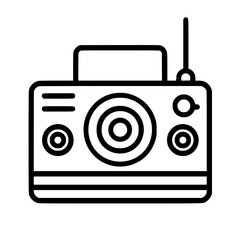 Radio icon, technology icon, communication icon, music icon, broadcast icon, microphone icon, speaker icon, web icon, website icon, mobile icon, business icon, internet icon, media icon, network icon,