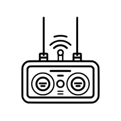 Radio icon, technology icon, communication icon, music icon, broadcast icon, microphone icon, speaker icon, web icon, website icon, mobile icon, business icon, internet icon, media icon, network icon,