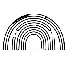 Rainbow svg, Rainbow clipart, Boho Svg Png, T-shirt designs, Silhouette, Hand Drawn Rainbow, Rainbow Silhouette, Rainbow Vector, Rainbow Clipart, Rainbow SVG Cut Files for Cricut, Rainbow Silhouette, 