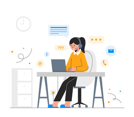 Customer Support Illustrations