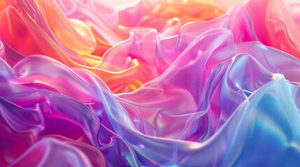 Obraz premium Copy space. Colorful abstract background with bright waves. Smooth waves in different colors. Backgrounds concept.