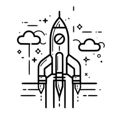 Rocket SVG, Rocket PNG, Rocket Clipart, Rocket SVG Cut Files for Cricut, Rocket Ship Svg, Spaceship Svg, Space Shuttle Svg, Rocket dxf, Rocket png, Rocket eps, Rocket vector, Rocket cut files, Spacesh