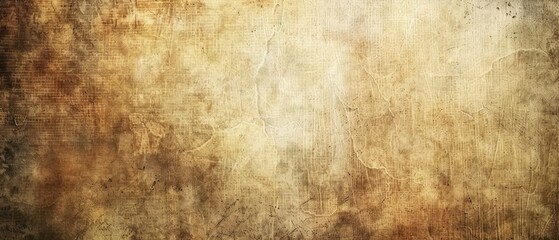 Fototapeta premium Ultrawide Old Rough Damaged Brown Stained Paper Backdrop Texture