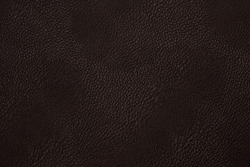 brown artificial leather with waves and folds on PVC base