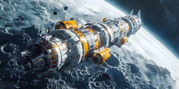 Future industry space exploration asteroid mining advanced robotics for resource extraction. Concept Space Exploration, Asteroid Mining, Robotics, Resource Extraction, Future Industries