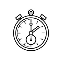 Pocket Watch  icon, Pocket Watch PNG, Pocket Watch SVG, Vintage Pocket Watch vector, Vintage Pocket Watch cut files, Vintage Pocket Watch Silhouette, Stopwatch SVG, Svg files for Cricut, Clock clipart