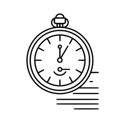 Pocket Watch  icon, Pocket Watch PNG, Pocket Watch SVG, Vintage Pocket Watch vector, Vintage Pocket Watch cut files, Vintage Pocket Watch Silhouette, Stopwatch SVG, Svg files for Cricut, Clock clipart