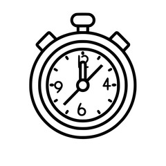 Pocket Watch  icon, Pocket Watch PNG, Pocket Watch SVG, Vintage Pocket Watch vector, Vintage Pocket Watch cut files, Vintage Pocket Watch Silhouette, Stopwatch SVG, Svg files for Cricut, Clock clipart