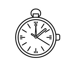 Pocket Watch  icon, Pocket Watch PNG, Pocket Watch SVG, Vintage Pocket Watch vector, Vintage Pocket Watch cut files, Vintage Pocket Watch Silhouette, Stopwatch SVG, Svg files for Cricut, Clock clipart