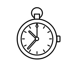 Pocket Watch  icon, Pocket Watch PNG, Pocket Watch SVG, Vintage Pocket Watch vector, Vintage Pocket Watch cut files, Vintage Pocket Watch Silhouette, Stopwatch SVG, Svg files for Cricut, Clock clipart